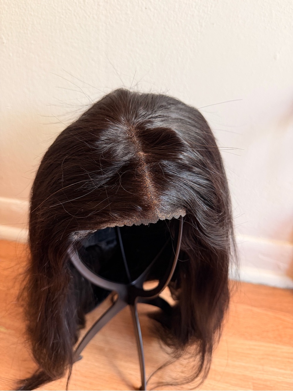 Black Lace Front Wig – Natural Straight Women’s Hair